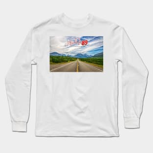 US Highway 89 Babb Montana Long Sleeve T-Shirt